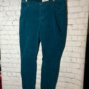 Teal Women's Corduroy Jeans